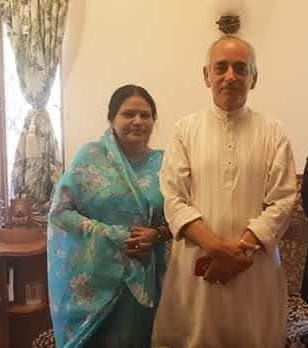 a photo with Gajapati Maharaja
